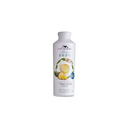 Chá verde casa madeira 500ml zero sabor abacaxi com gengibre