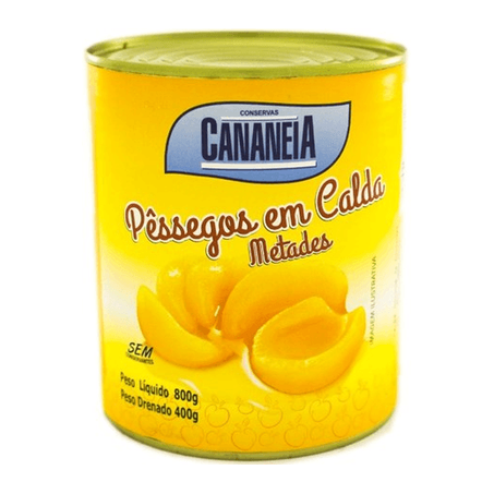Pêssego Cananéia Calda Metades 400g