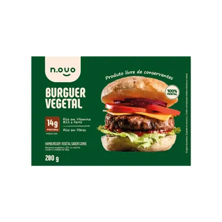 BURGUER VEGETAL 200G  N.OVO