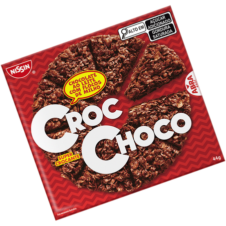 Croc choco leite nissin 44g