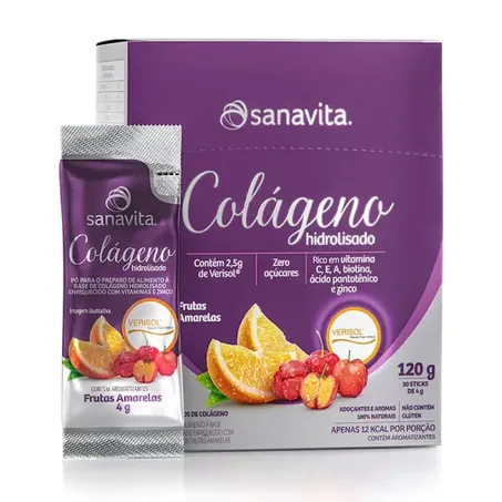 Colágeno Verisol Frutas Amarelas 30 saches