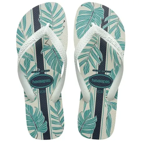 HAVAIANAS ALOHA PRE/PRE/BRANCO 41/42