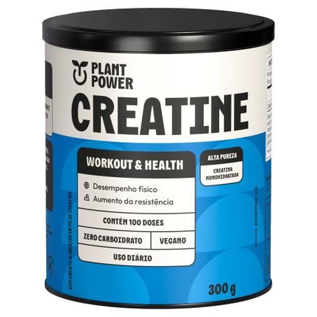SUPLEMENTO PLANT POWER CREATINA PÓ CREATINE 300G
