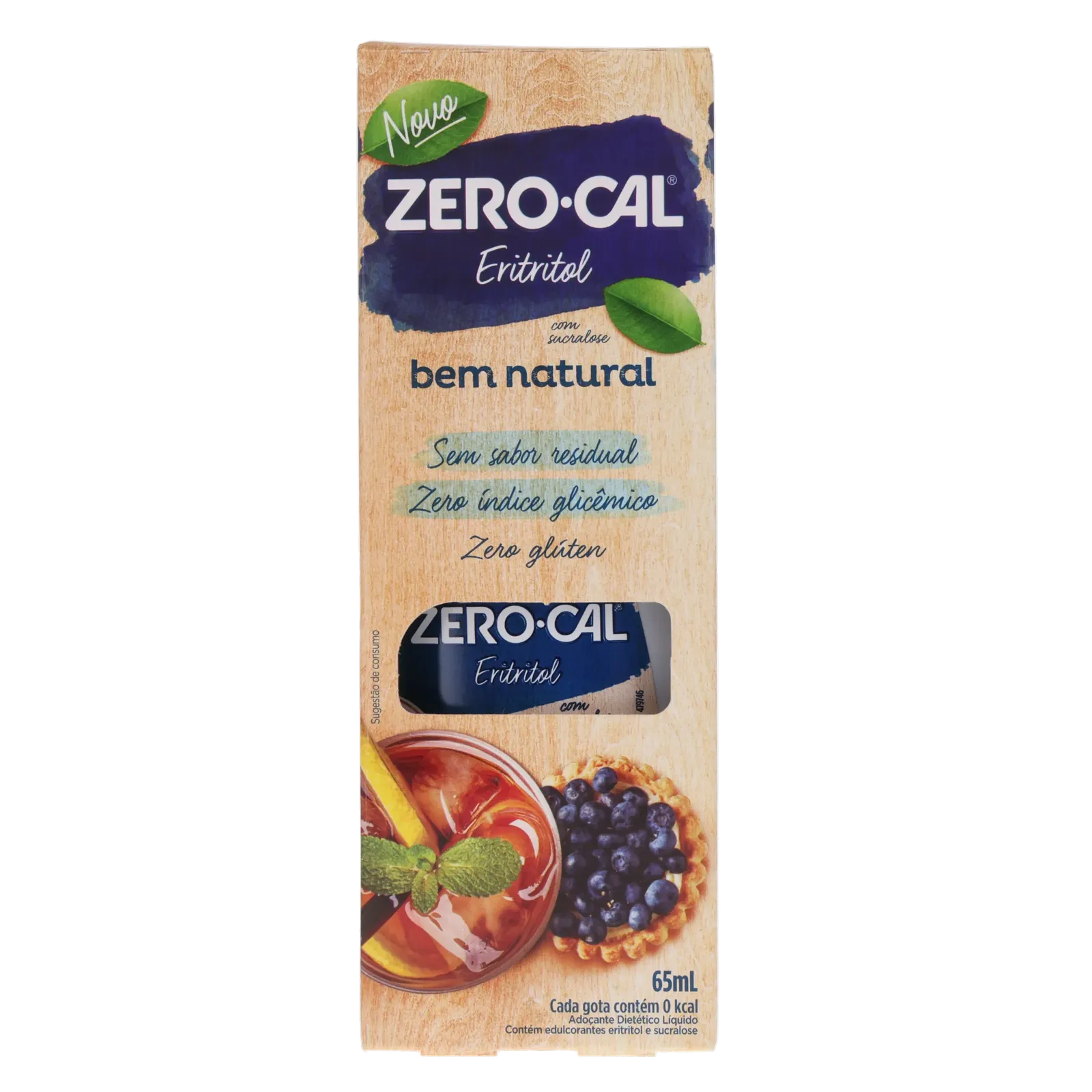 Adoçante Líquido Zero-Cal 65ml - Eritritol