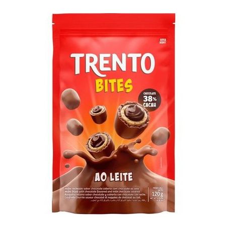 CHOC.TRENTO BITES AO LEITE 120