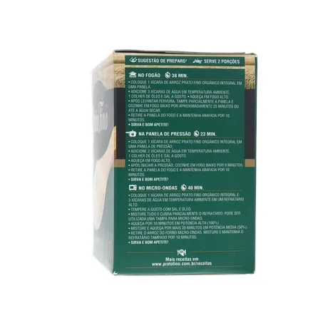 ARROZ PRATO FINO 500G ORGANICO 360-8