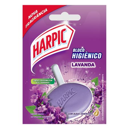 DETERGENTE SANITÁRIO BLOCO LAVANDA HARPIC