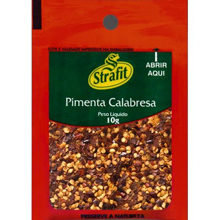 Temp Strafit Pimenta Calabresa 10g .
