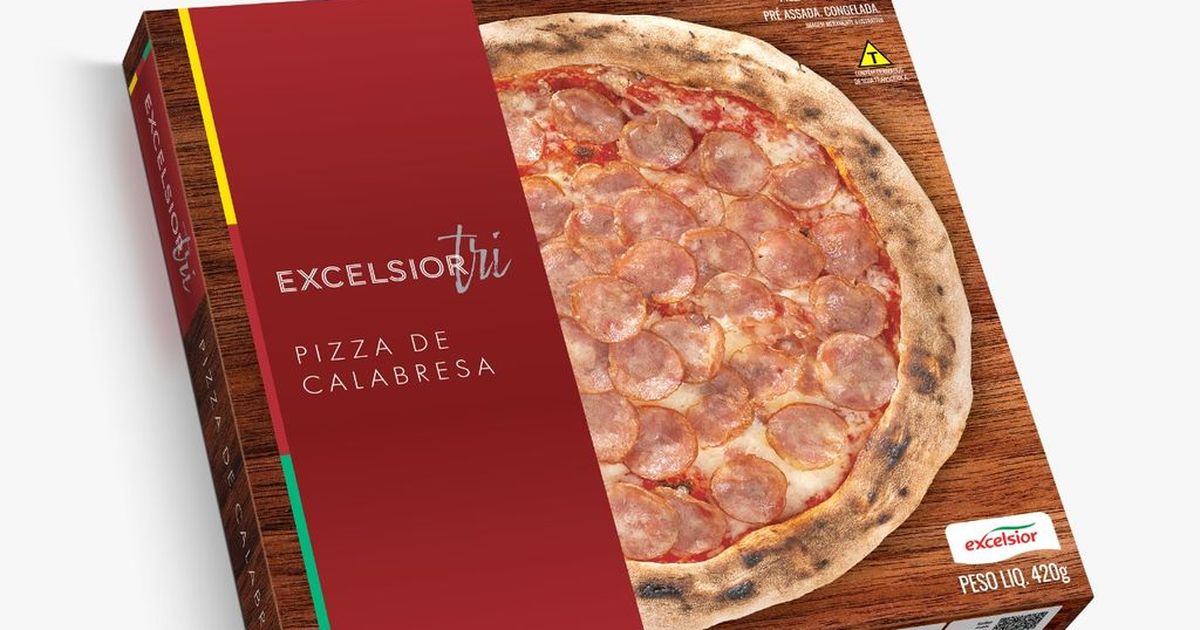 Pizza excelsior tri calabresa 420g