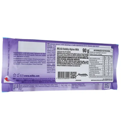 Chocolate Milka Alpenmilch 90G 360-16