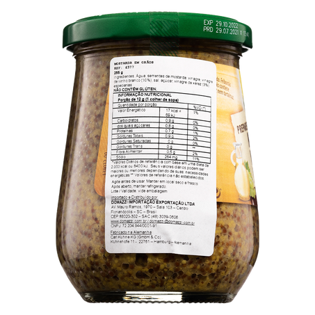 Mostarda Kuhne em Grãos 255g 360-1