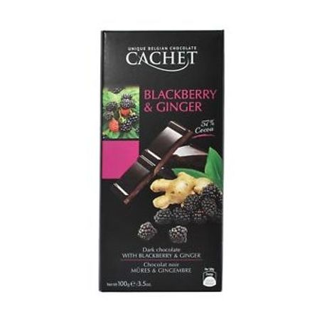 Chocolate Barra Cachet Amora E Gengibre Embalagem 100G