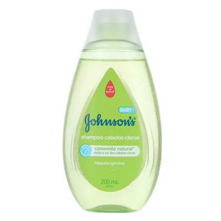 SHAMPOO JOHNSON'S BABY CABELOS CLAROS 200ML