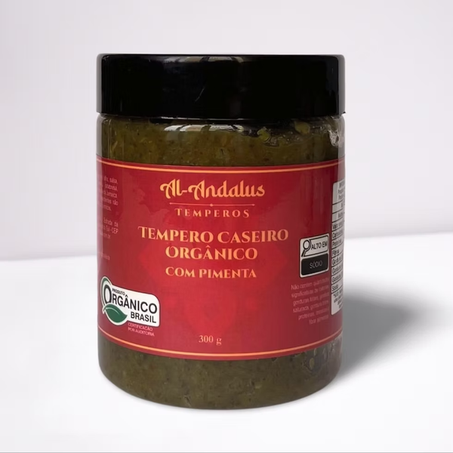 Temp Al-Andalus Caseiro Organico 300g C/Pimenta