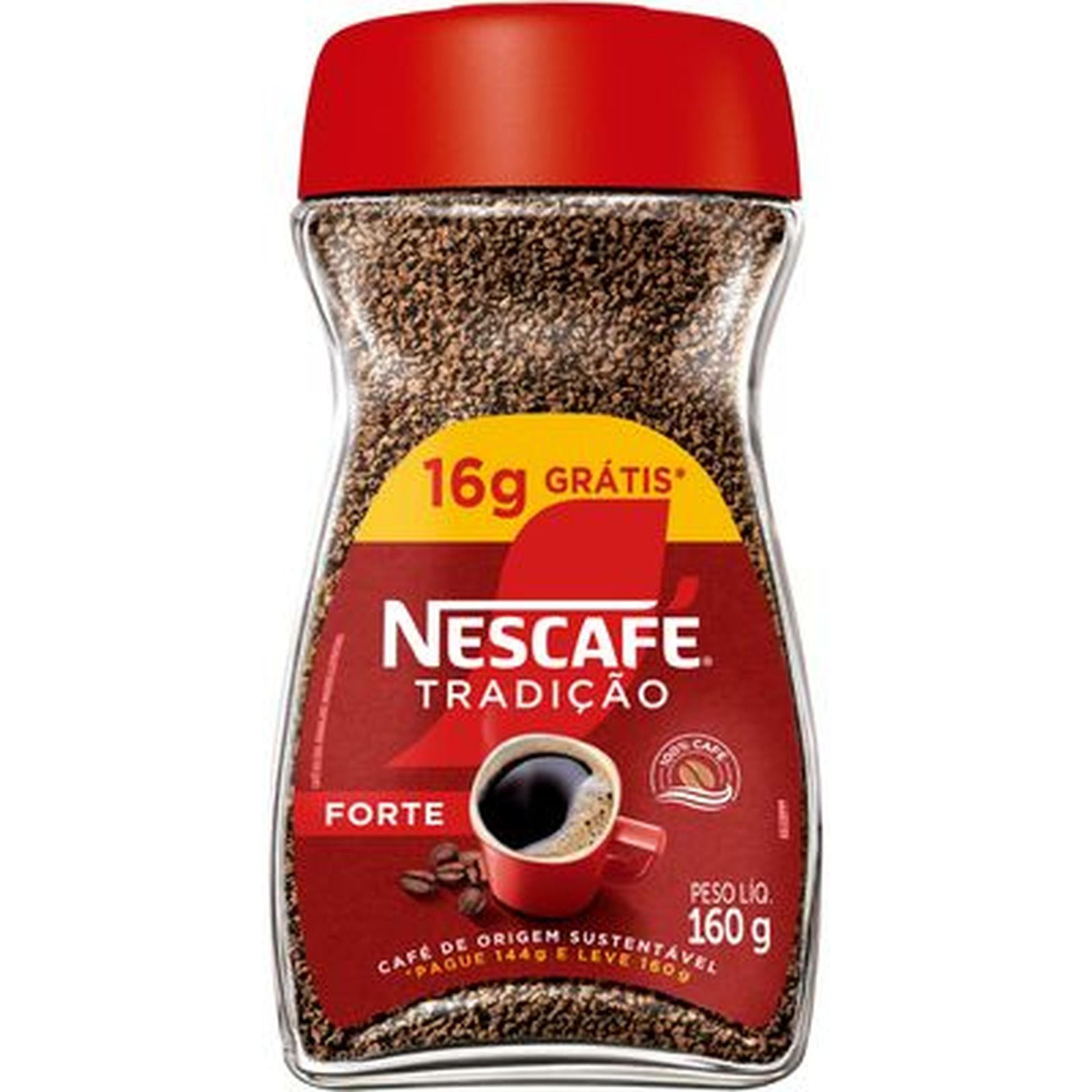 Cafe Nescafe Tradicao 160g 10%dsc Vidro. | Supermercado Central