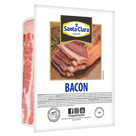 BACON STA CLARA KG PEDACO +-200G (075911)