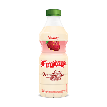 LEITE FERMENTADO FRUTAP FAMILY MORANGO 850G