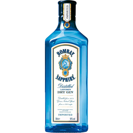 Bebida Gin Bombay Sapphire Dry 750ml