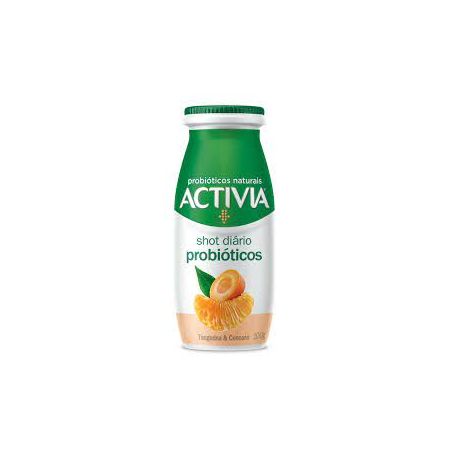 LEITE FERMENTADO ACTIVIA SHOT TANGERINA E CENOURA 100G