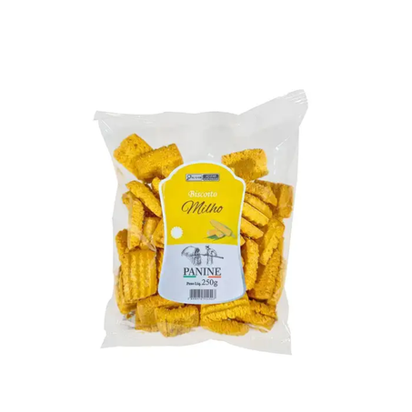 BISCOITO PANINE MILHO 250G