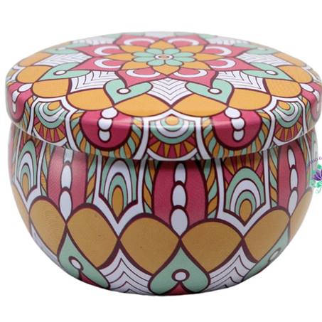 Vela perfumada na lata 5x7,5cm