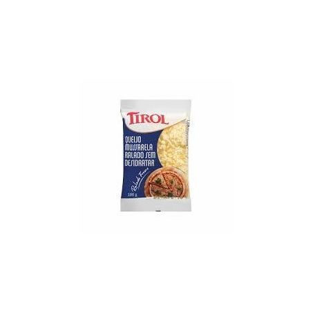 Queijo ralado tirol mussarela fresco 100g