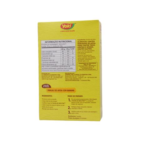 Farinha De Aveia Yoki 170g 360-32