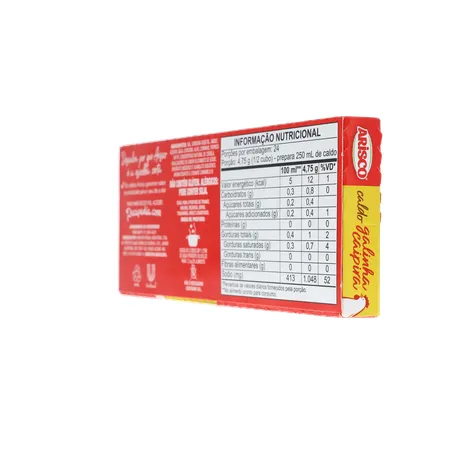 CALDO EM TABLETE ARISCO GALINHA CAIPIRA 114G 360-24