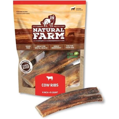 OSSO COSTELA NATURAL FARM BOVINA COM 6 UNIDADES