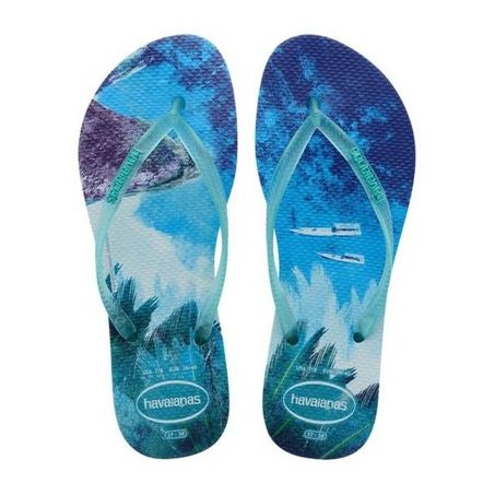 Sandalias havaianas slim paisag.azul 33-34