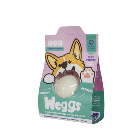 Petisco wow weggs sabor lombinho com cur