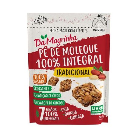 PE DE MOLEQUE 7 GRAOS TRADICIONAL DA MAGRINHA 100G