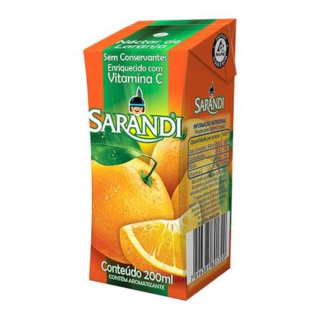 Suco de laranja sarandi 200ml