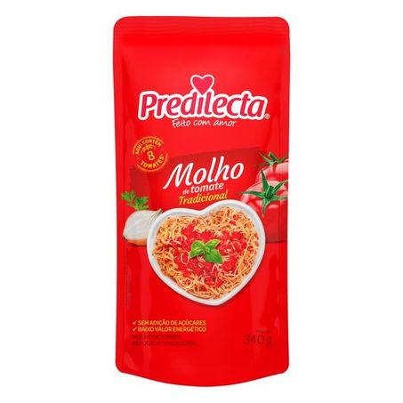 MOLHO PREDILECTA 300G REFOGADO SACHE CX 32.0