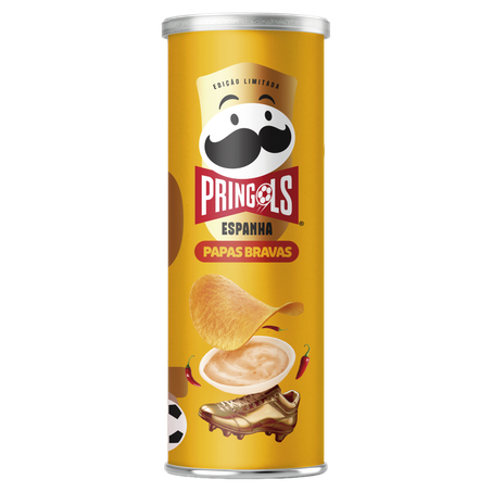 Salgadinho de Batata Papas Bravas Espanha Pringles Tubo 100g