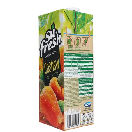 Bebida de Fruta Adoçada Su Fresh Caju Caixa com Tampa 1lt 360-23