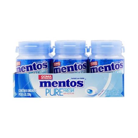 CHICLETE MENTOS FRESH MINT PROMO 56G