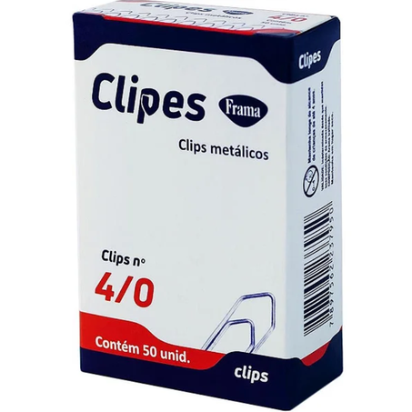 Esc clips bacchi linha leve 4/0 c/50un