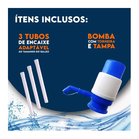 BOMBA DE ÁGUA MANUAL ALTIHOME PARA GALÃO UND 360-1