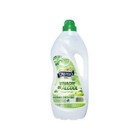 Vinagre Castelo 2lt Aromatizado Alcool/Maça Verde