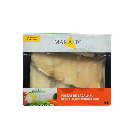 Posta Bacalhau Mar Alto Congelado Caixa 800g 
 