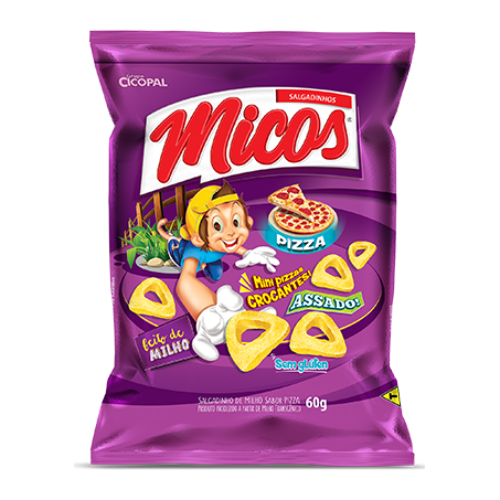 SALGADINHO MICOS PIZZA 55G