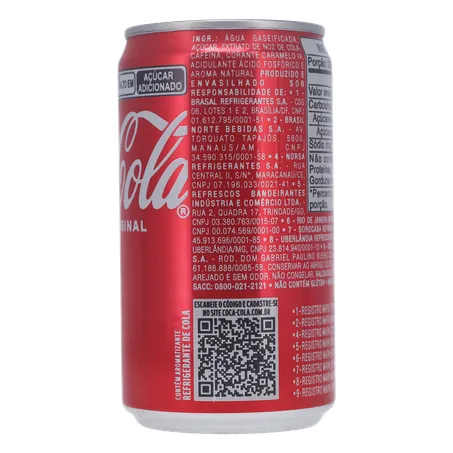 Refrigerante Coca Cola Original Lt 220ml 360-9