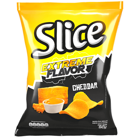 SALGADINHO SLICE BATATA CHEDDAR