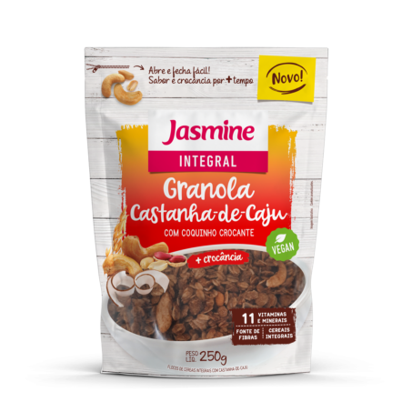 Granola jasmine 250g integral castanha-de-caju