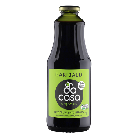 Suco de uva garibaldi da casa integral orgânico 1 litro