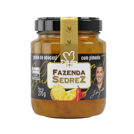 Geleia Fazenda Sedrez Abacaxi Com Pimenta 270g