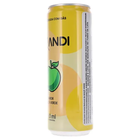 ÁGUA SABORIZADA COM GÁS SARANDI MAÇA VERDE LATA 350ML 360-6
