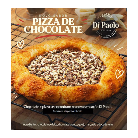 Pizza di paolo 280gr gourmet chocolate