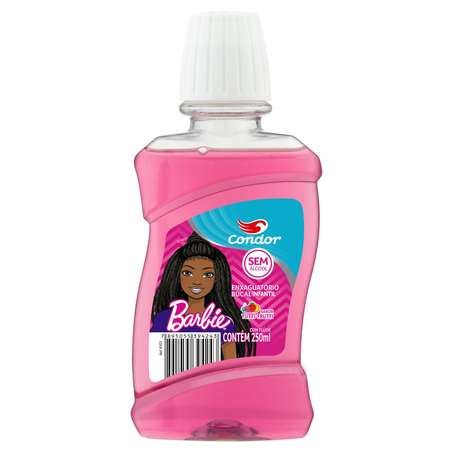 Antisséptico Bucal Condor 250ml - Barbie - Tutti Frutti